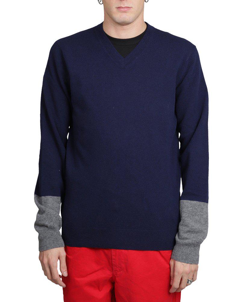 Comme des Garçons Shirt Color-Block Crewneck Sweater商品第1张图片规格展示