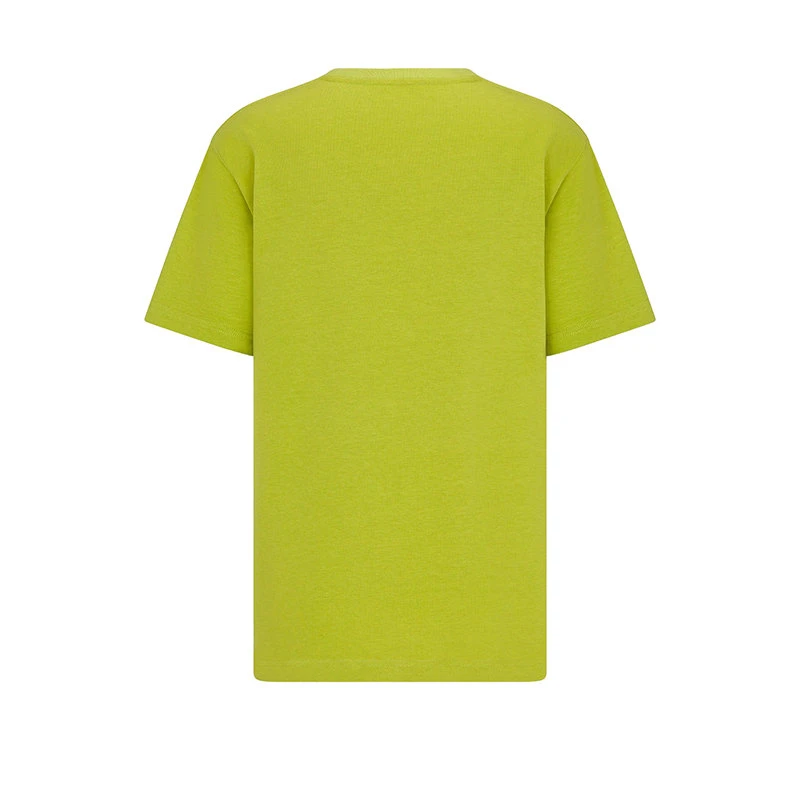 商品Dior|【预售3-7天】DIOR/迪奥 22年春夏新款 男士绿色纯棉CD Icon标志宽松版型短袖T恤943J605A0554_C681,价格¥5038,第4张图片详细描述