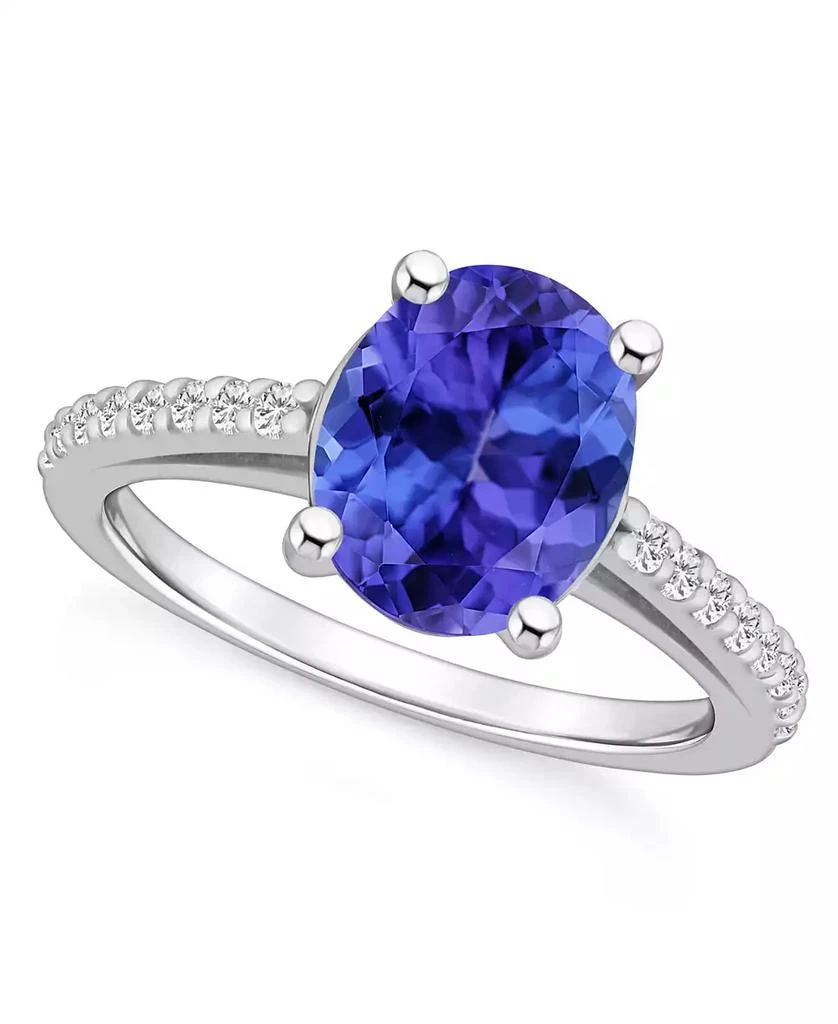 商品Macy's|Tanzanite (2-3/4 Ct. t.w.) and Diamond (1/4 Ct. t.w.) Ring,价格¥18715,第1张图片