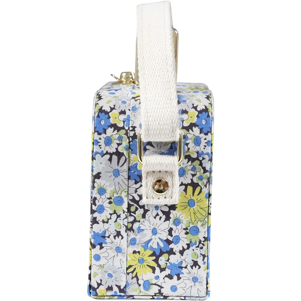 商品Bonpoint|Light Blue Bag For Girl With Floral Pattern,价格¥1189,第3张图片详细描述