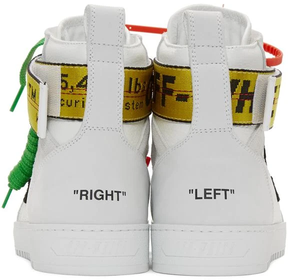 商品Off-White|White Industrial High-Top 运动鞋,价格¥2919,第4张图片详细描述