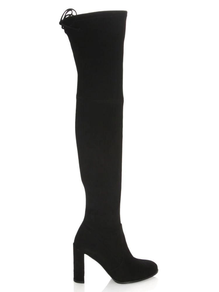 商品Stuart Weitzman|Hiline 麂皮过膝靴,价格¥2209,第1张图片
