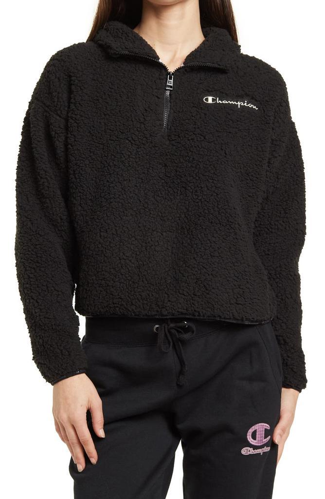 商品CHAMPION|Faux Shearling Quarter Zip Pullover,价格¥170-¥239,第1张图片