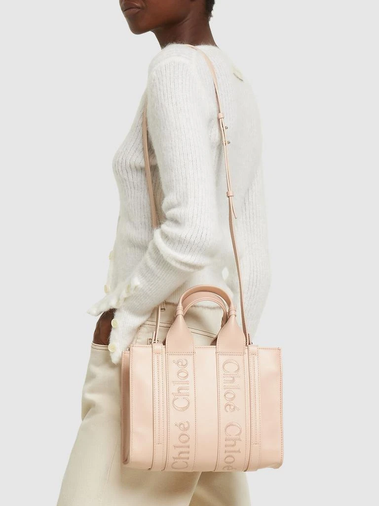 商品Chloé|Small Woody Leather Tote Bag,价格¥13687,第1张图片详细描述