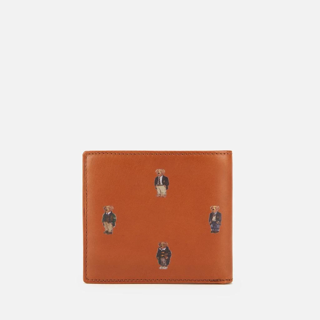 商品Ralph Lauren|Polo Ralph Lauren Men's Smooth Leather Bear Logo Wallet,价格¥810,第2张图片详细描述