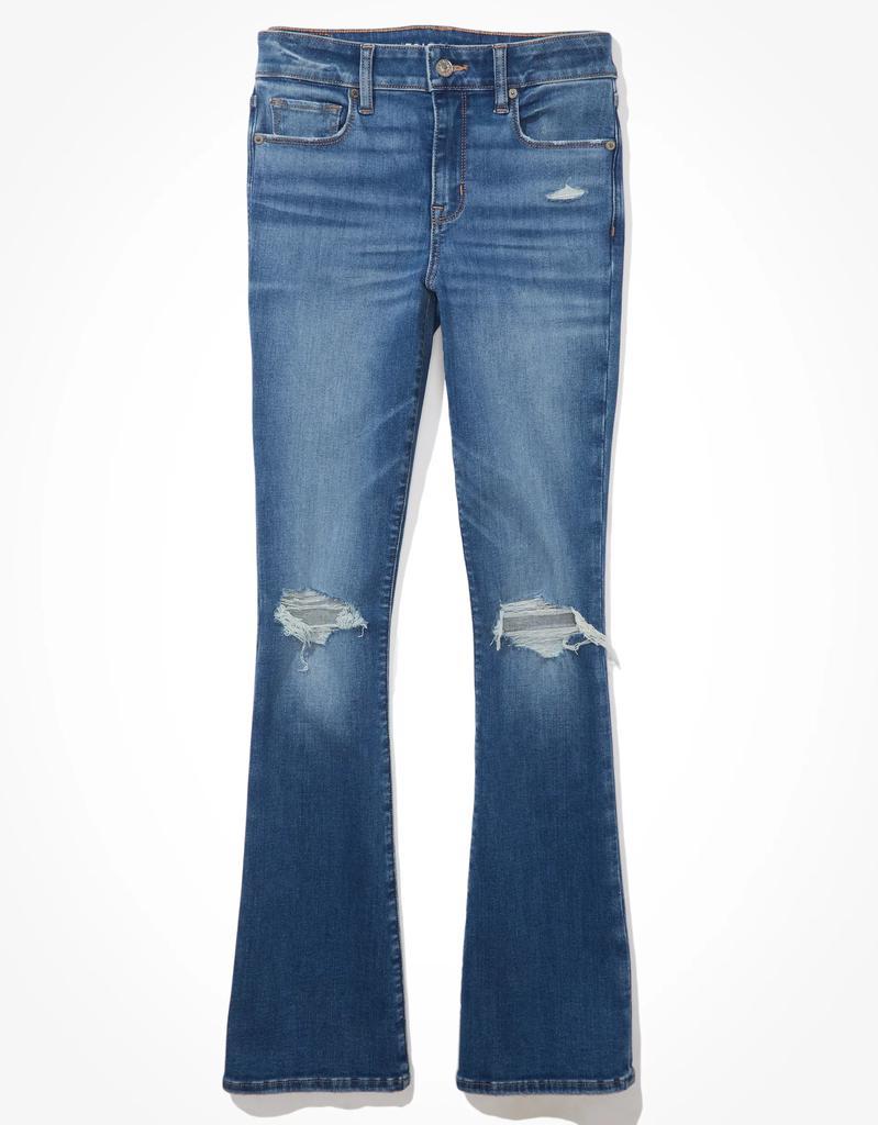 商品AE|AE Ne(x)t Level Ripped High-Waisted Skinny Kick Jean,价格¥266,第6张图片详细描述