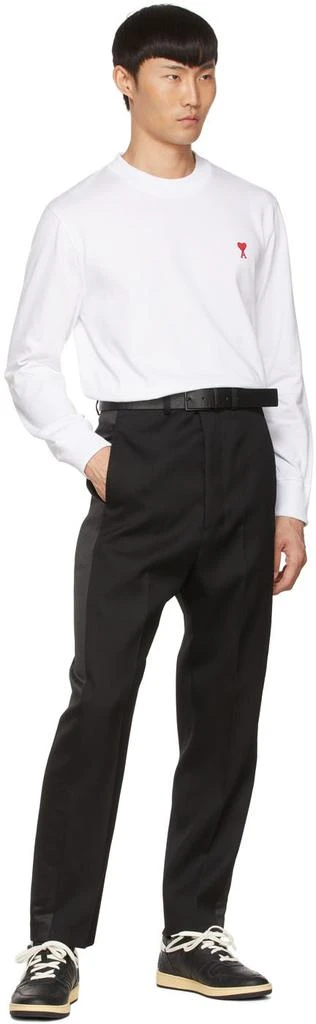 商品Hugo Boss|Reversible Black Embossed Logo Belt,价格¥584,第3张图片详细描述