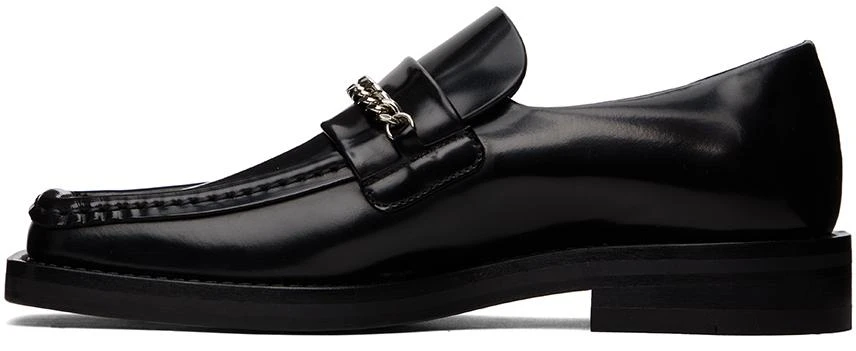 商品Martine Rose|Black Square Toe Loafers,价格¥1771,第3张图片详细描述