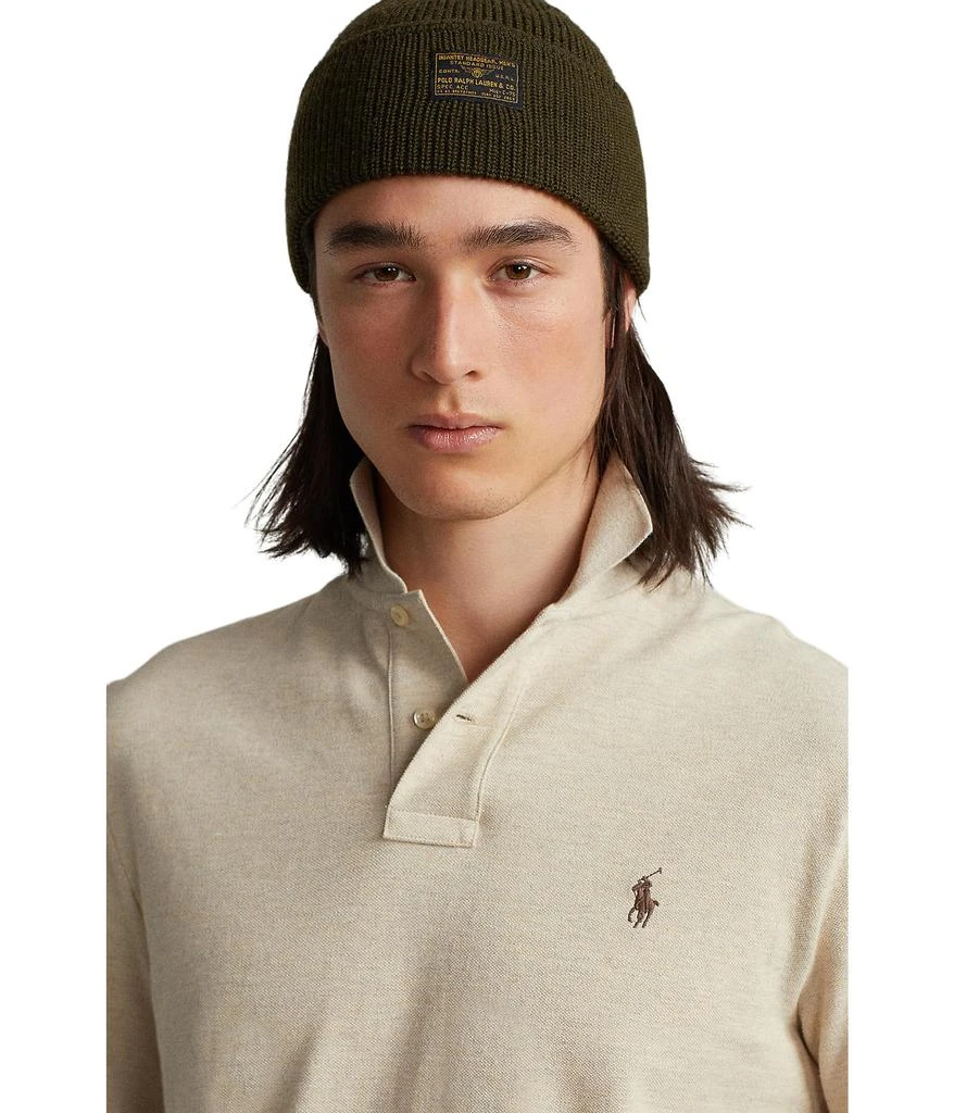 商品Ralph Lauren|Classic Fit Mesh Long-Sleeve Polo Shirt,价格¥862,第3张图片详细描述