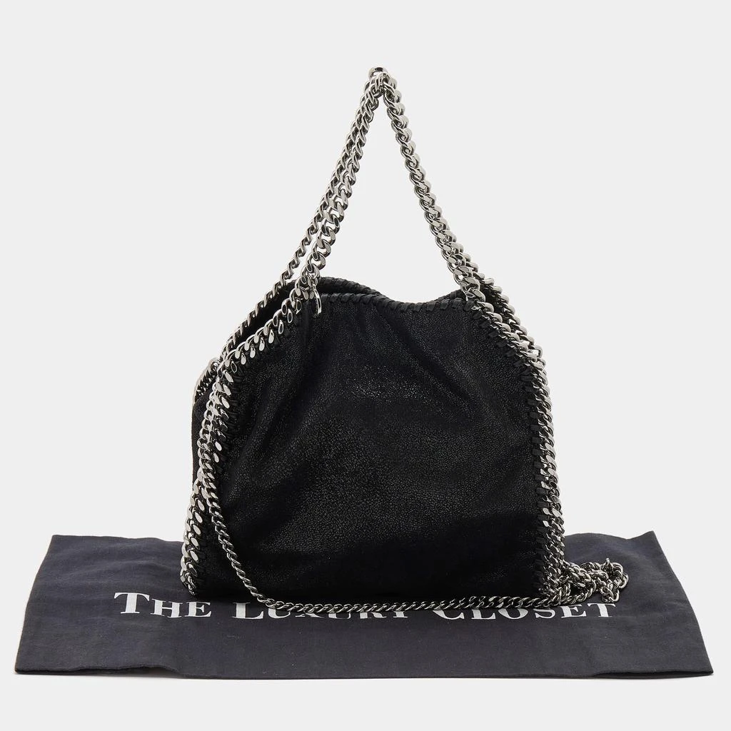 Stella McCartney Black Faux Leather Mini Falabella Tote 商品