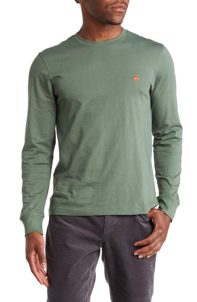 商品Brooks Brothers|Long Sleeve Cotton T-Shirt,价格¥258,第1张图片