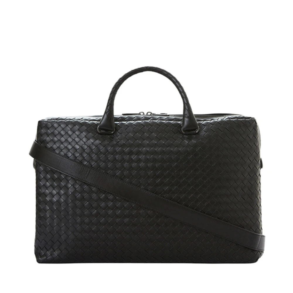 商品[国内直发] Bottega Veneta|Bottega Veneta 葆蝶家 黑色牛皮男士两用包 354386-VQ131-1000,价格¥13010,第1张图片