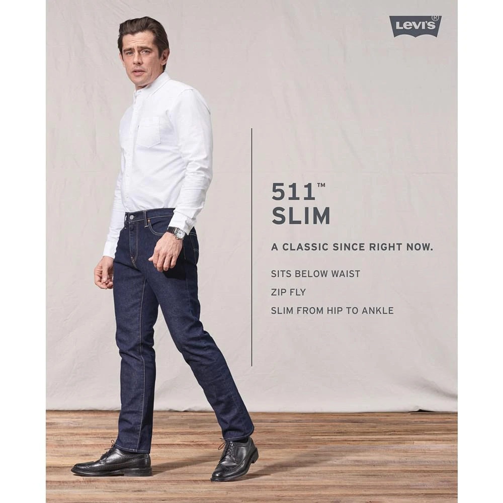 Levi's® Men's 511 Slim-Fit Stretch Hybrid Trousers 李维斯修身剪裁牛仔裤 商品