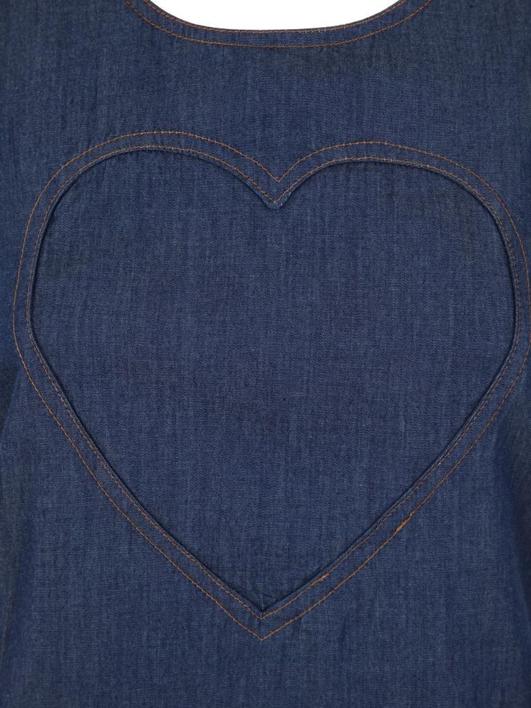 商品Love Moschino|Love Moschino Heart Embroidery Maxi Dress,价格¥1729,第3张图片详细描述
