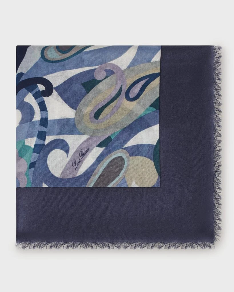 商品Loro Piana|Optical Waves Cashmere-Blend Scarf,价格¥11281,第1张图片