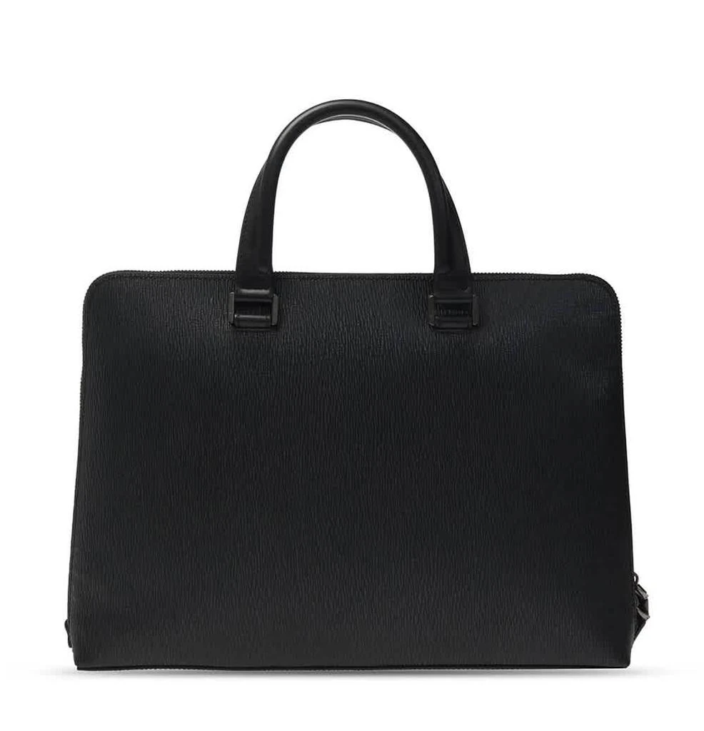 商品Salvatore Ferragamo|Salvatore Ferragamo Grigio Revival Black Leather Briefcase,价格¥6088,第2张图片详细描述