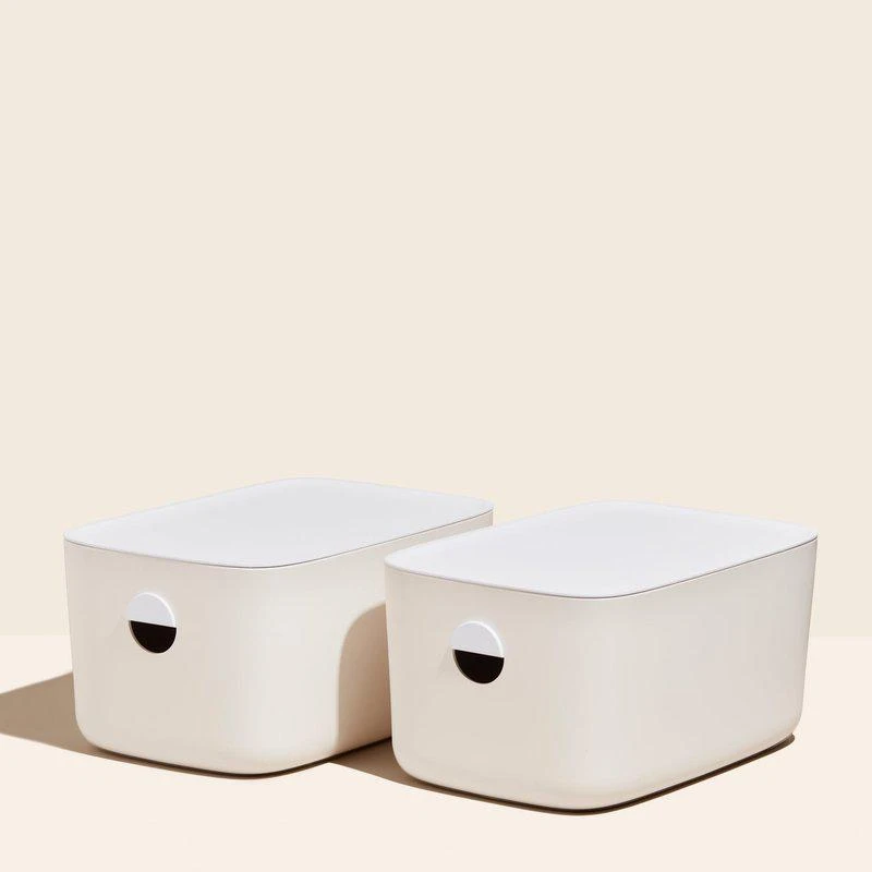 商品Open Spaces|Large Storage Bins Set of 2 PLASTIC LIDS,价格¥597,第1张图片