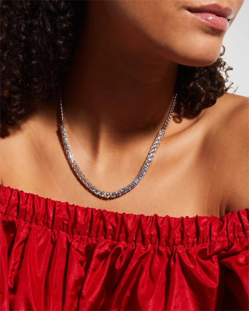 商品Golconda by Kenneth Jay Lane|Round Cubic Zirconia and Chain Necklace, 5.0tcw,价格¥4591,第2张图片详细描述