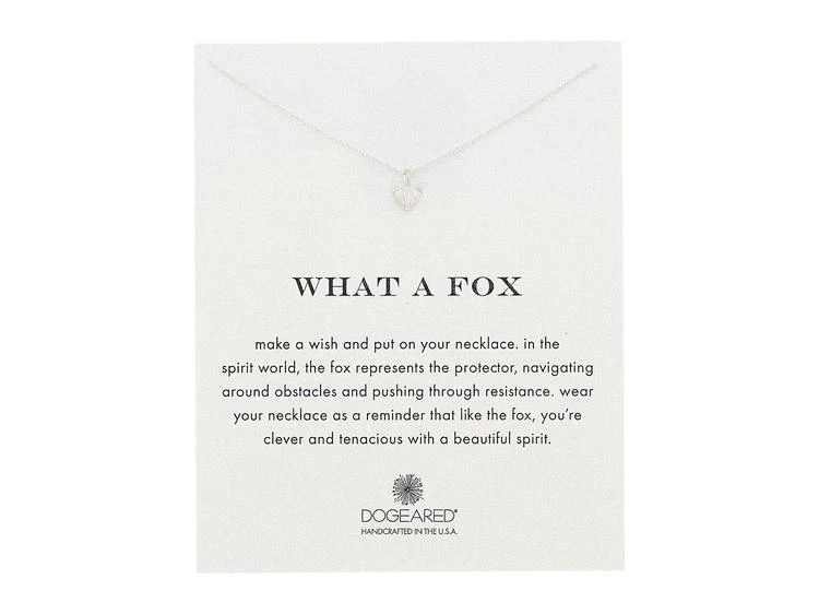 商品Dogeared|What A Fox Reminder Necklace,价格¥321,第1张图片