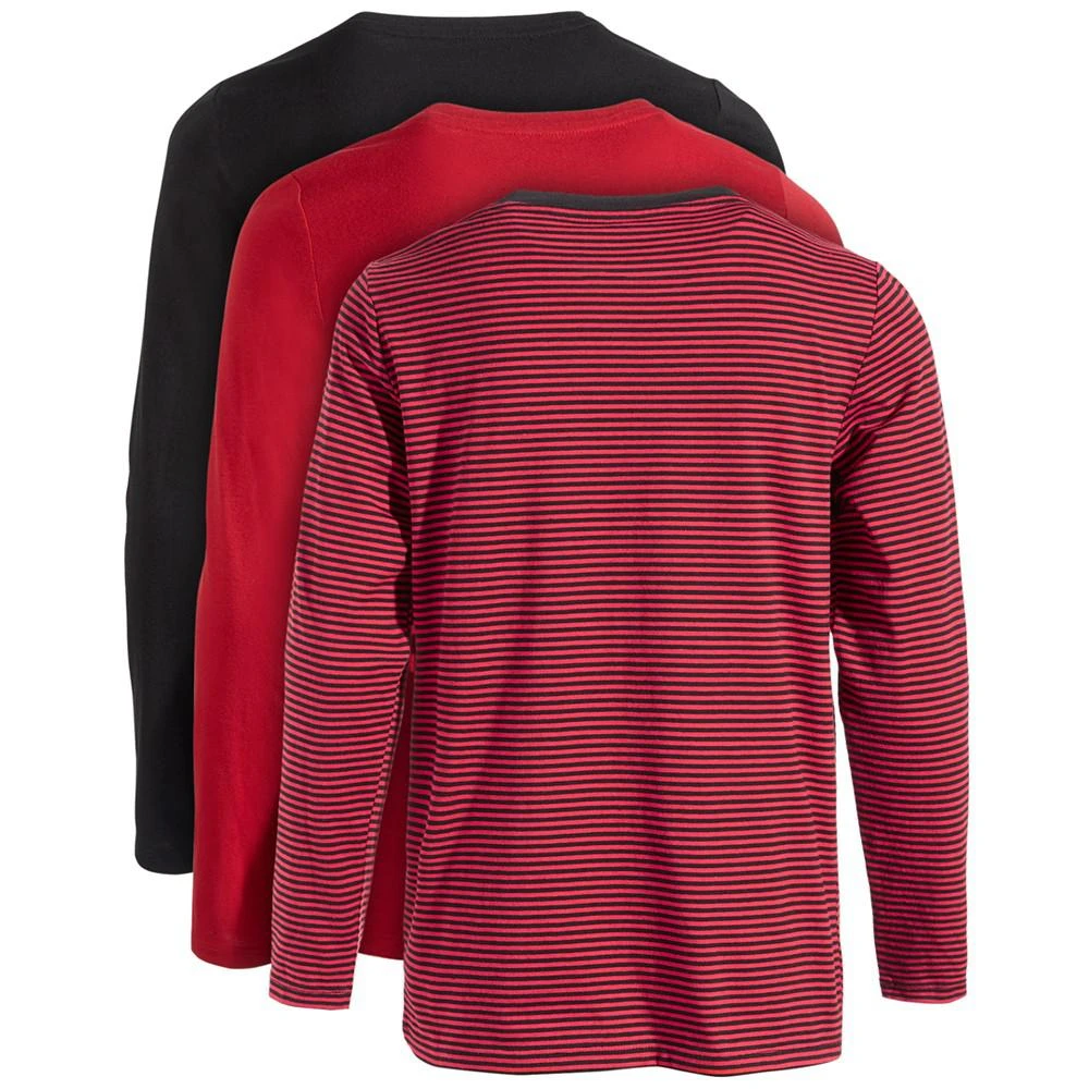 商品Epic Threads|Big Boys 3-Pack Long-Sleeve Shirts, Created for Macy's,价格¥105,第2张图片详细描述