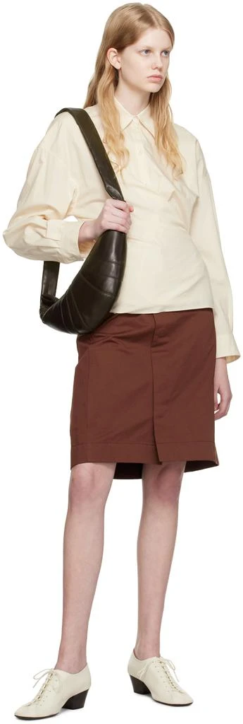 商品Lemaire|棕色 Apron Pocket 半身裙,价格¥1685,第4张图片详细描述