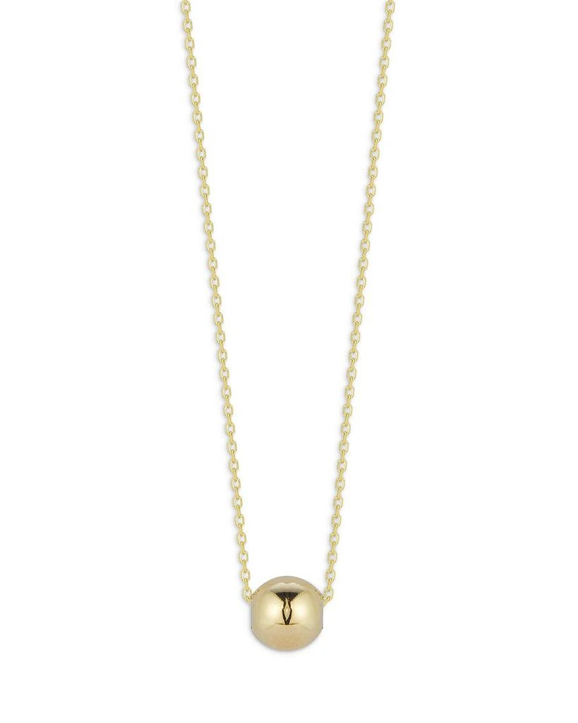 商品Alberto Amati|14K Yellow Gold Medium Polished Ball Pendant Necklace, 16",价格¥2194,第1张图片