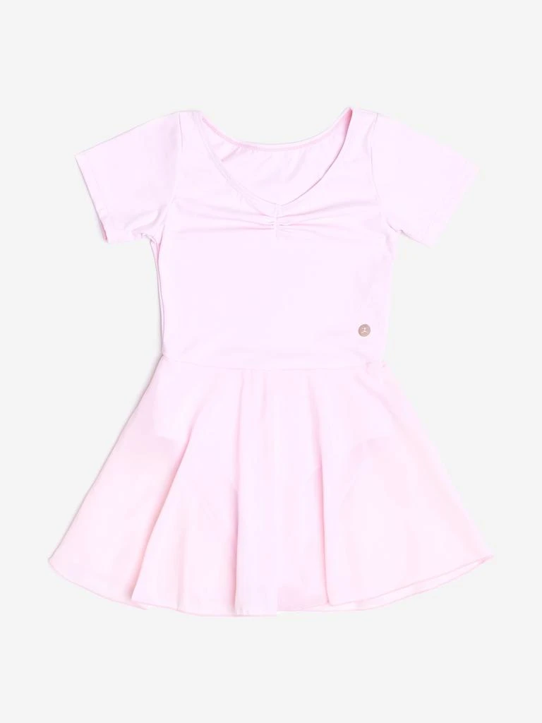 商品Danskin|Danskin Girls Tendu Leotard With Skirt in Pink,价格¥256,第2张图片详细描述