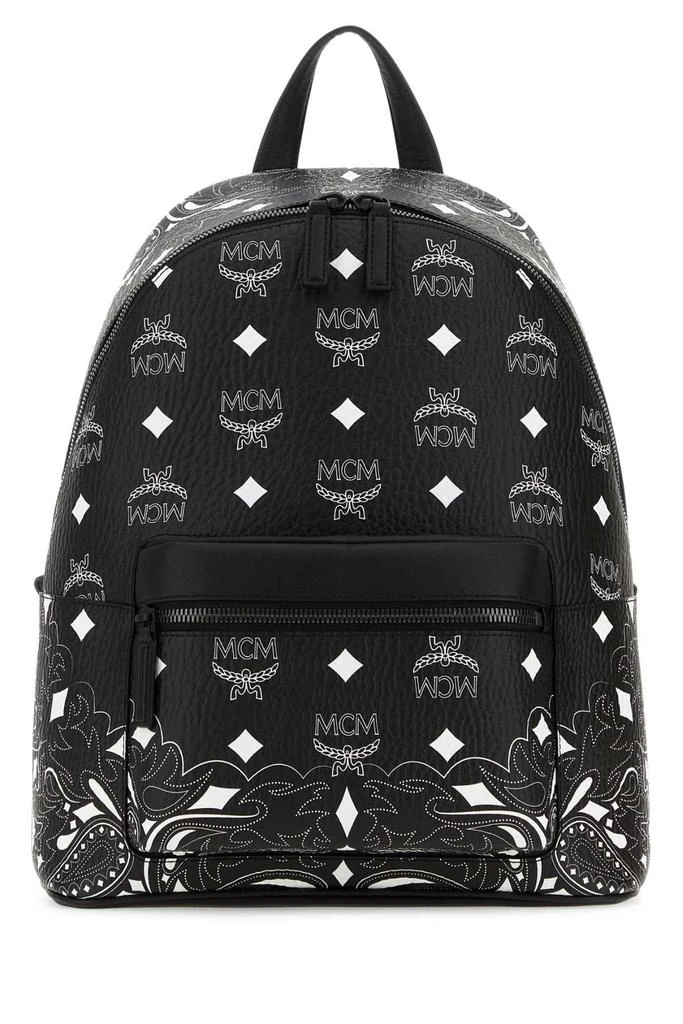 商品MCM|MCM Monogram Print Zipped Backpack,价格¥8530,第1张图片