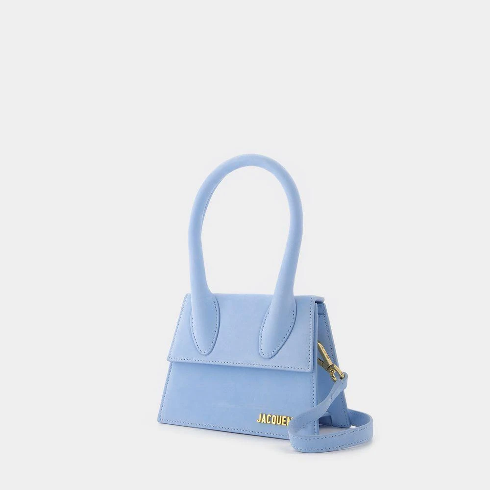 商品Jacquemus|Le Chiquito bag Medium in Blue Leather,价格¥5684,第2张图片详细描述