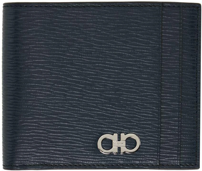 商品Salvatore Ferragamo|Navy Gancini Wallet,价格¥1845,第1张图片