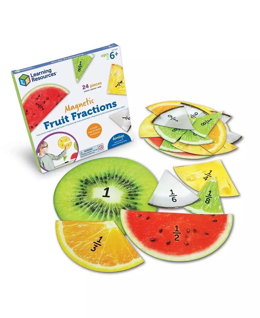 商品Learning Resources|Magnetic Fruit Fractions,价格¥242,第1张图片