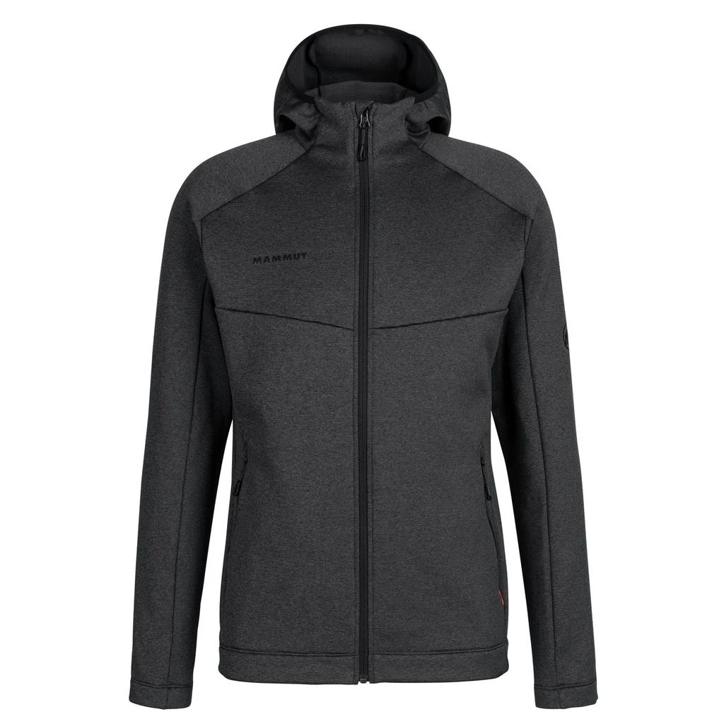 商品Mammut|Mammut Nair ML Hooded Jacket Black Melange,价格¥1685,第1张图片