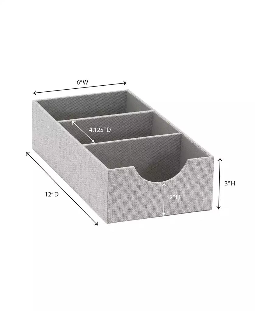 商品Household Essentials|Household Essential 3 Compartment Organizer Tray 2 Pack,价格¥229,第2张图片详细描述