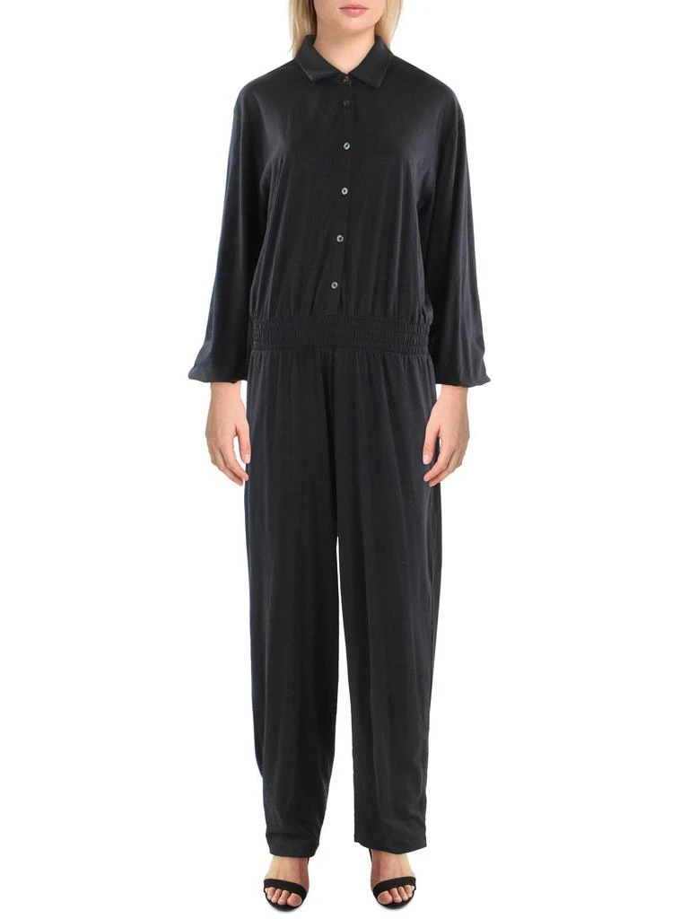 商品ATM|Womens Cotton Collared Jumpsuit,价格¥946,第1张图片