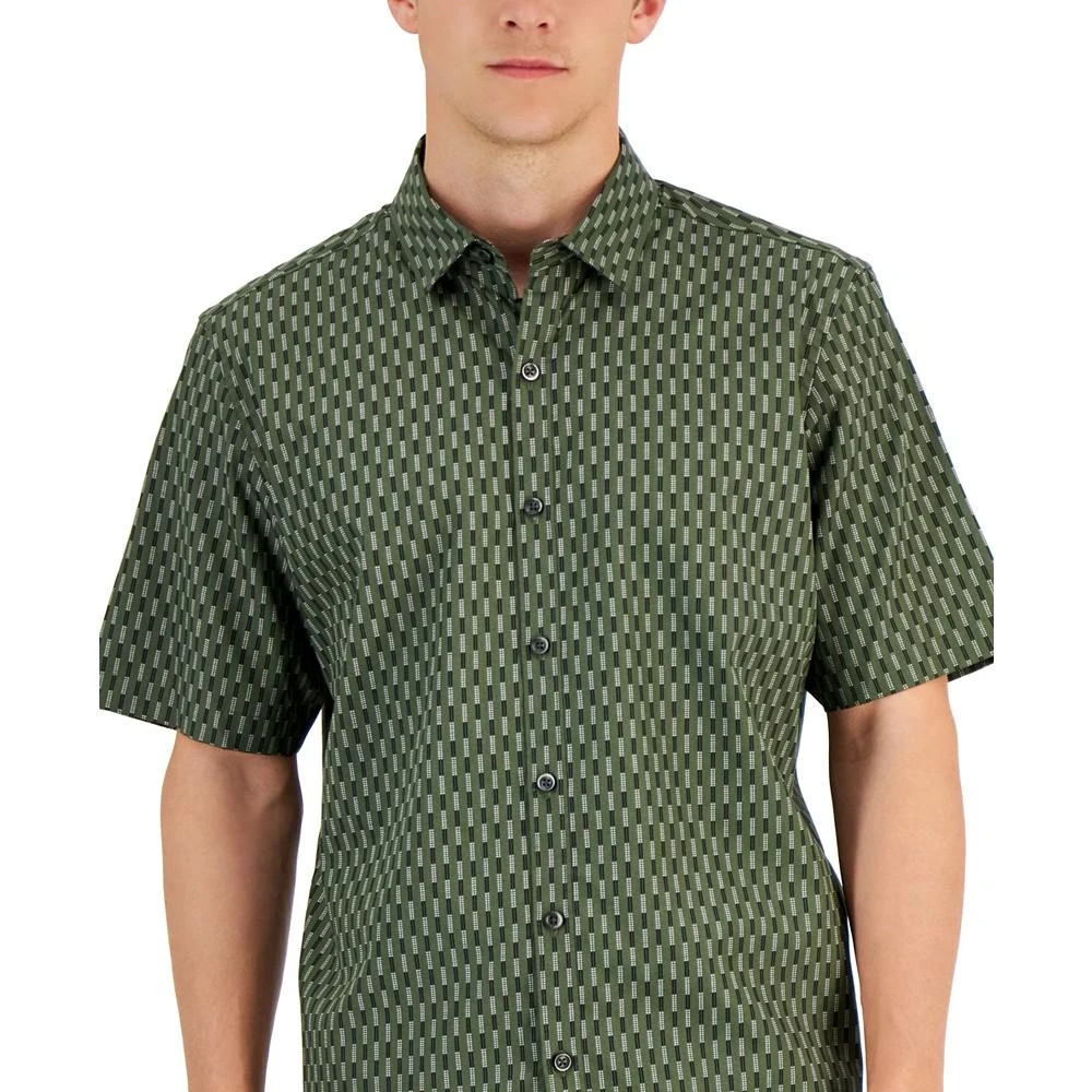 商品Alfani|Men's Marco Geometric-Print Shirt, Created for Macy's,价格¥133,第3张图片详细描述