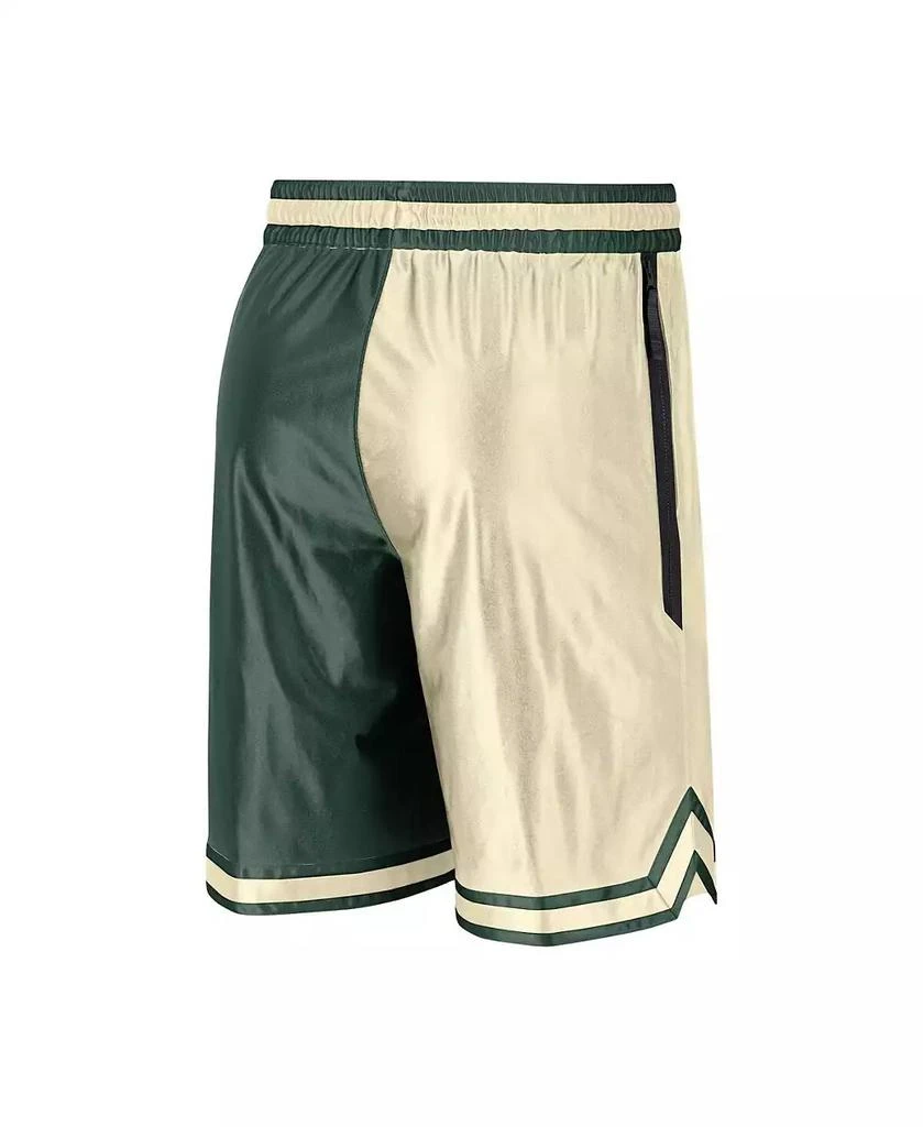 商品NIKE|Men's Hunter Green, Cream Milwaukee Bucks Courtside Versus Force Split DNA Performance Shorts,价格¥454,第3张图片详细描述