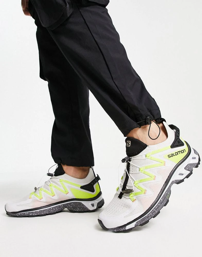 商品Salomon|Salomon Unisex XT-RUSH trainers in white/lime green,价格¥963,第1张图片