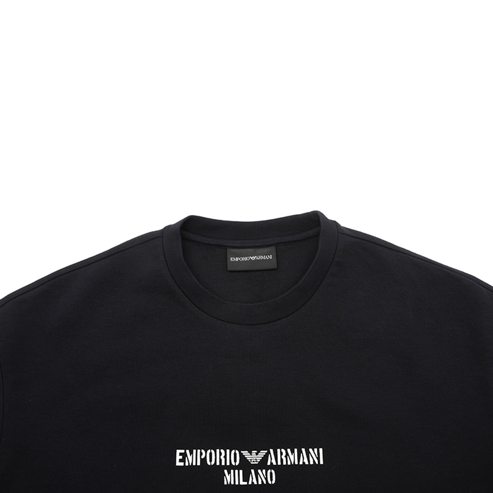 EMPORIO ARMANI 男深蓝套头卫衣 3L1MFE-1JHSZ-0920商品第3张图片规格展示