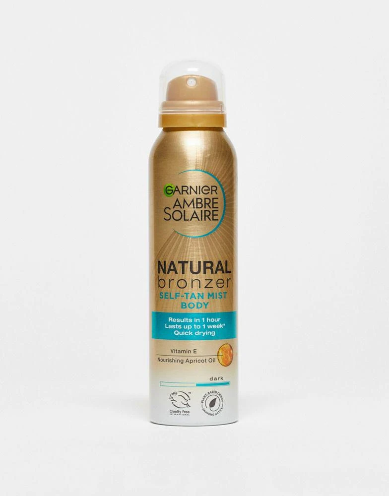 商品Garnier|Garnier Ambre Solaire Natural Bronzer Quick Drying Body Self Tan Mist 150ml,价格¥123,第1张图片