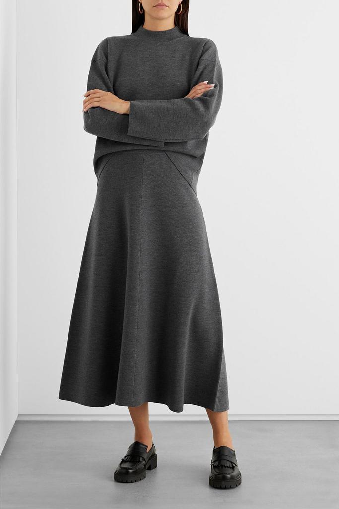 Paige merino wool midi skirt商品第2张图片规格展示