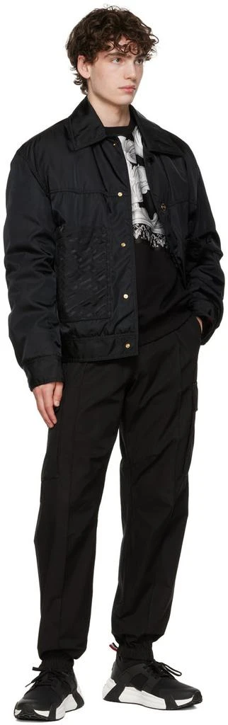商品Versace|Black Barocco Sweatshirt,价格¥3023,第4张图片详细描述