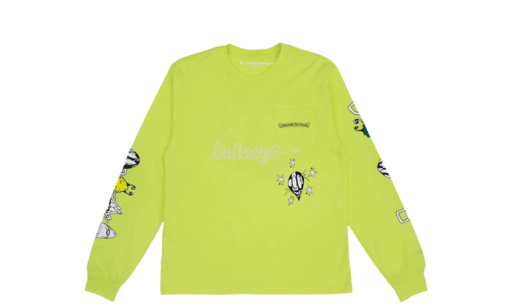 商品Chrome Hearts|Chrome Hearts Matty Boy "Link" Lime Green Longsleeve T-Shirt,价格¥5088,第2张图片详细描述