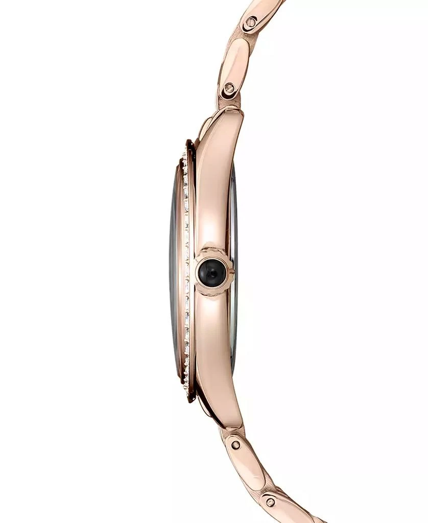 商品Seiko|Women's Rose Gold-Tone Stainless Steel Bracelet Watch 29mm,价格¥2062,第2张图片详细描述