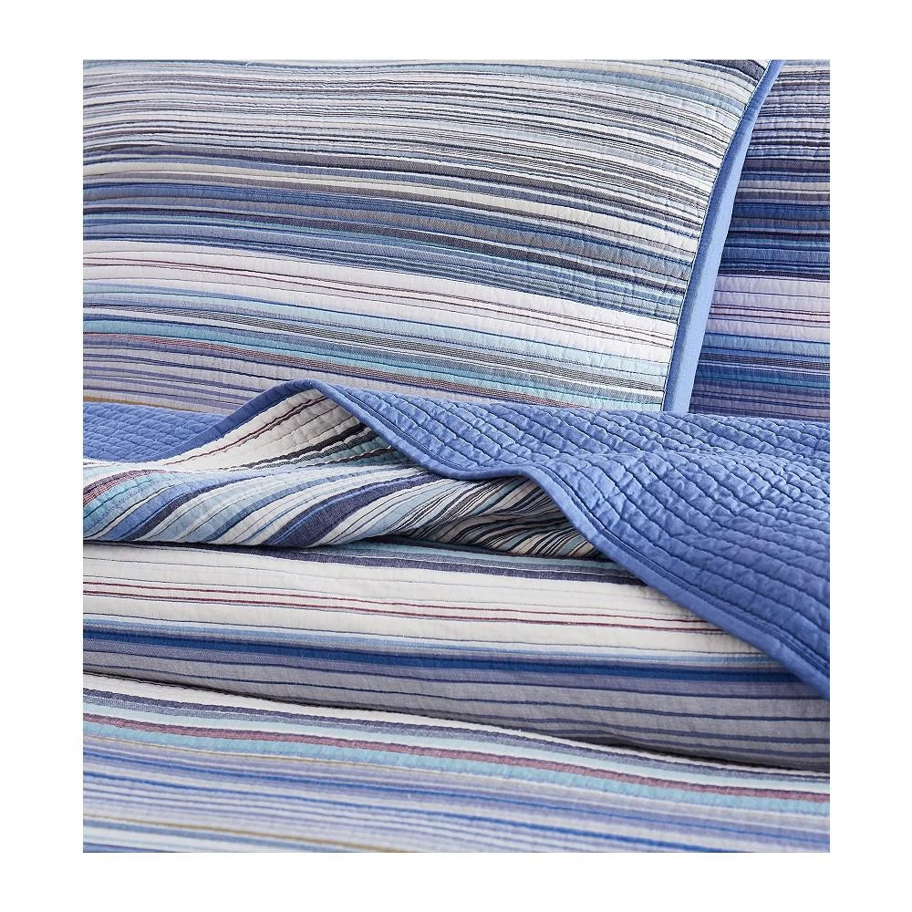 商品Martha Stewart|Coastal Yarn-Dye Quilt, King, Created For Macy's,价格¥484,第2张图片详细描述