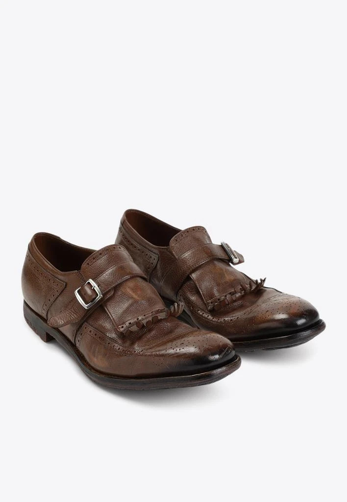 商品Church's|Shanghai Vintage Leather Loafers,价格¥7064,第2张图片详细描述