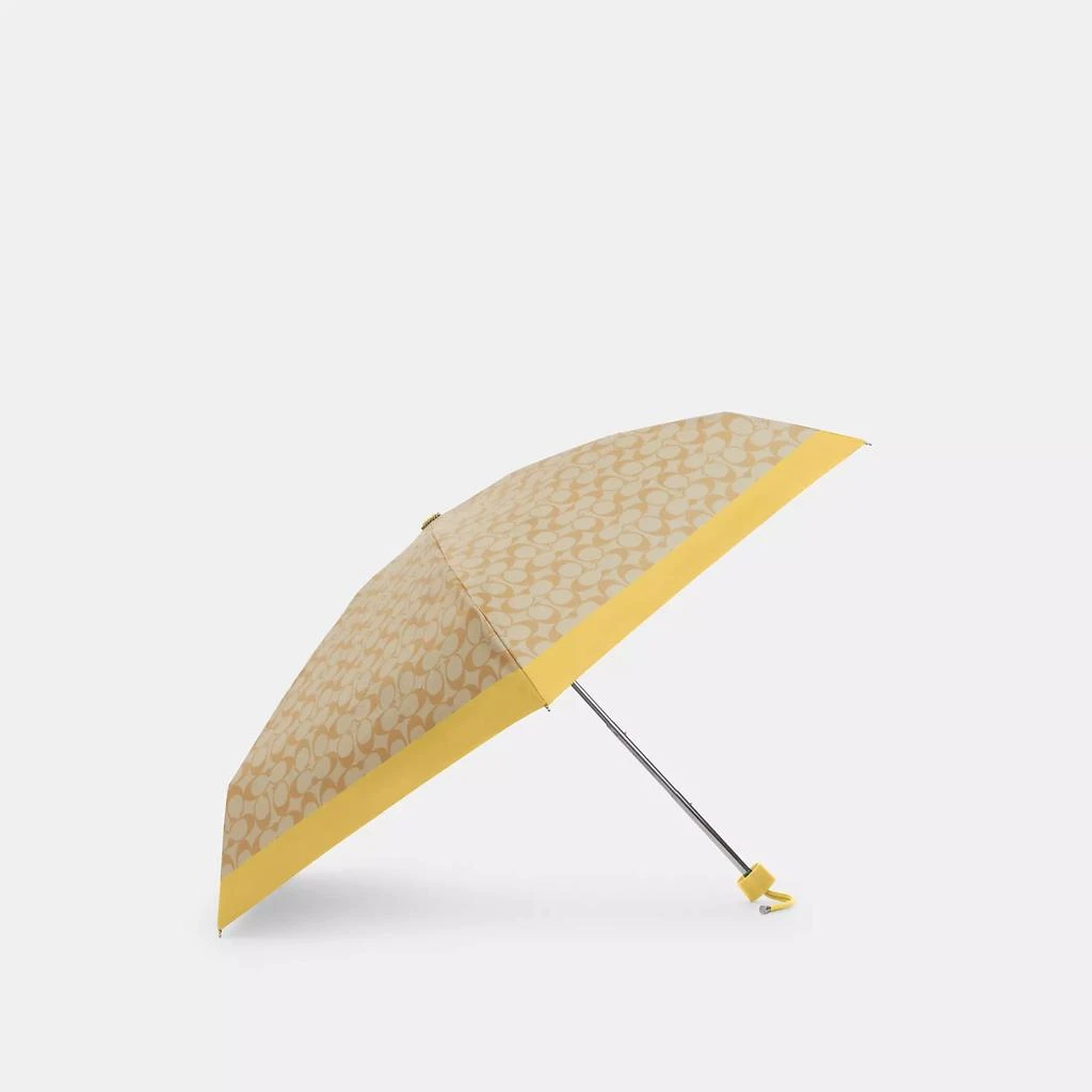 商品Coach|Coach Outlet Uv Protection Signature Mini Umbrella,价格¥209,第1张图片