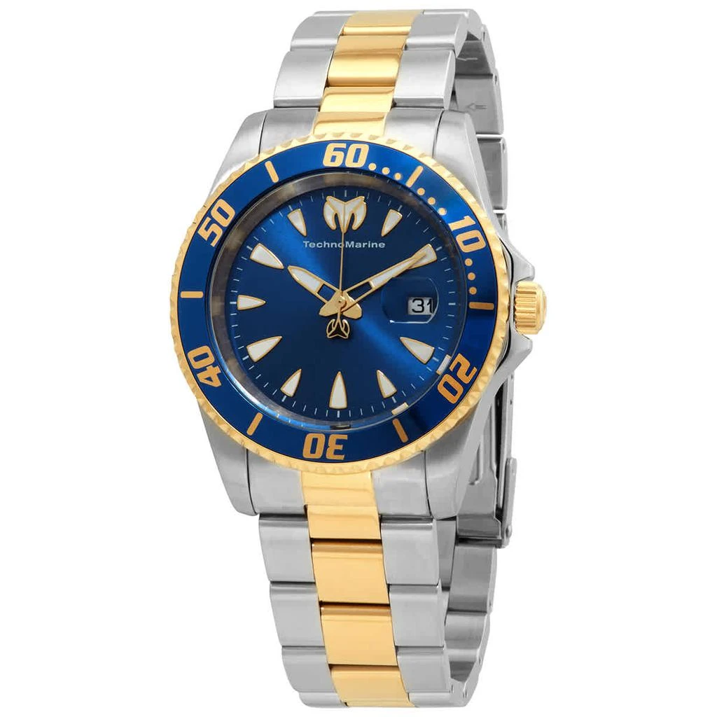 商品TechnoMarine|Technomarine Sea Manta Quartz Blue Dial Mens Watch TM-220098,价格¥553,第1张图片