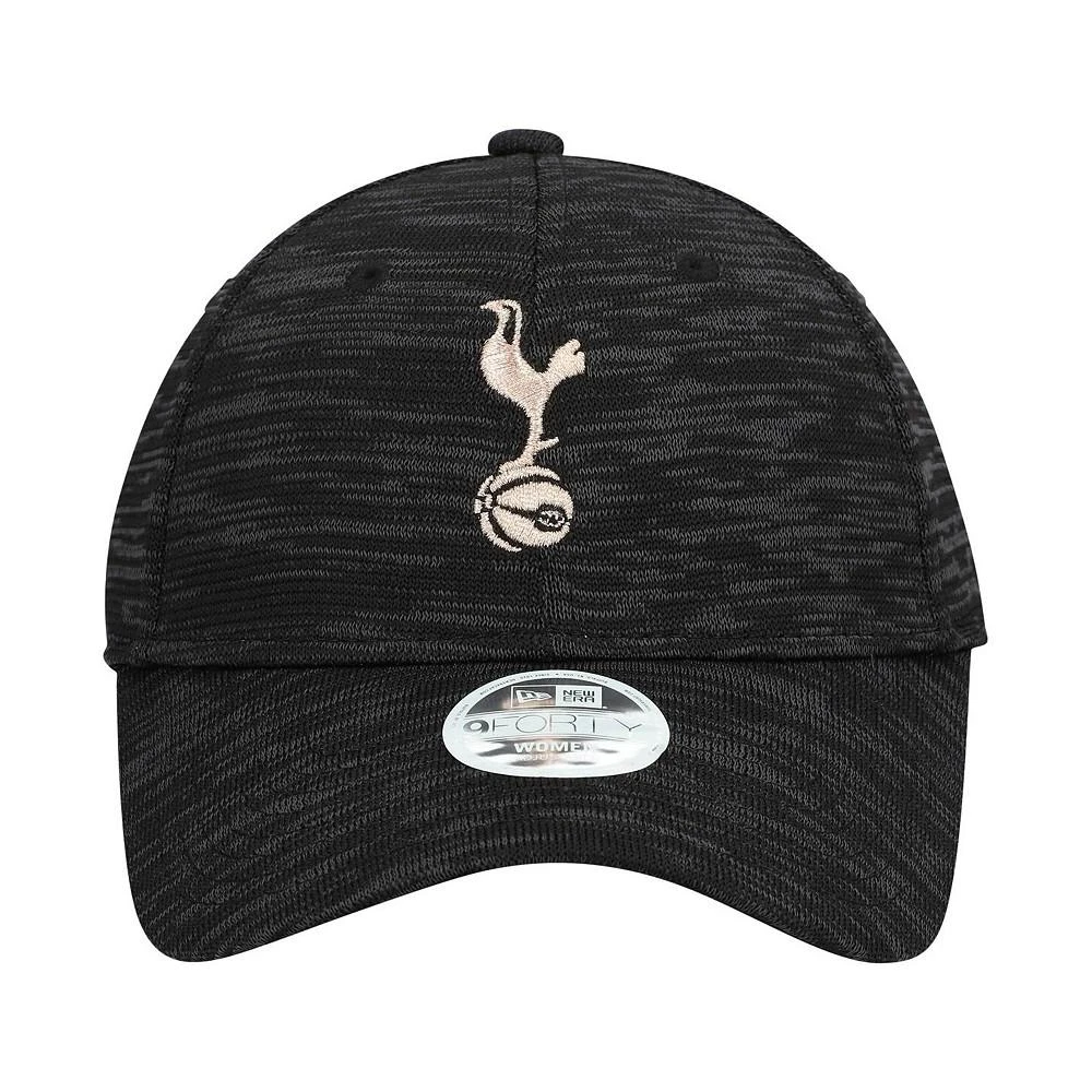 商品New Era|Women's Black Tottenham Hotspur Shiny Tech 9FORTY Adjustable Hat,价格¥225,第3张图片详细描述