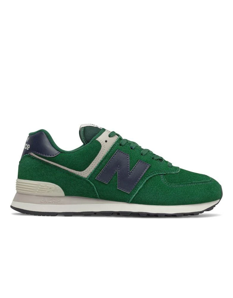 商品New Balance|New Balance 574 trainers in green and navy,价格¥457,第1张图片