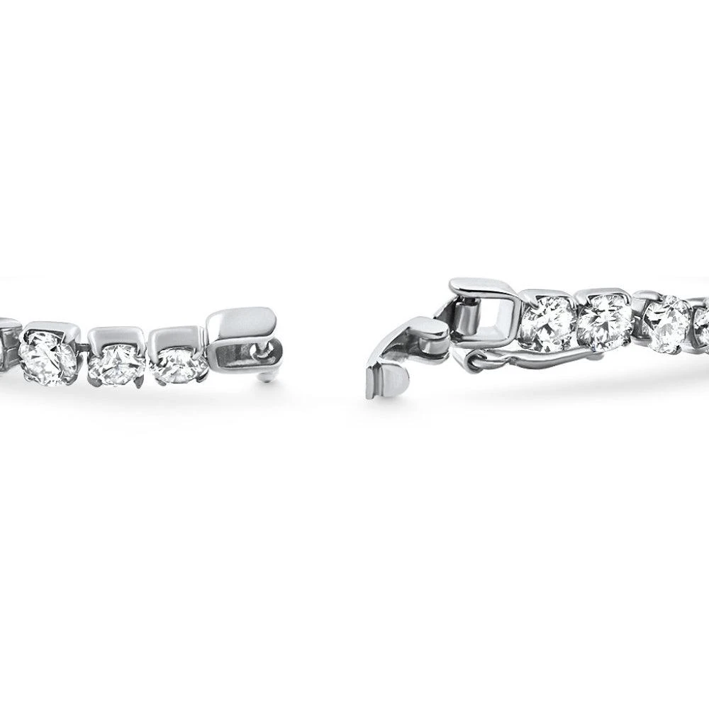 商品Pompeii3|Platinum 8 3/4Ct Diamond Tennis Necklace Lab Grown 17",价格¥34403,第3张图片详细描述